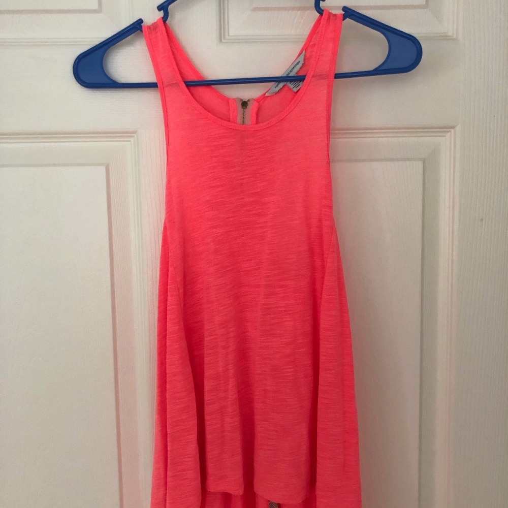 Neon flowy loose tank